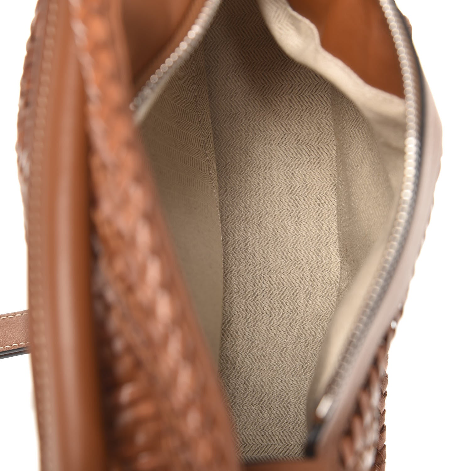 Loewe Calfskin Woven Small Puzzle Bag Tan 5 of 9