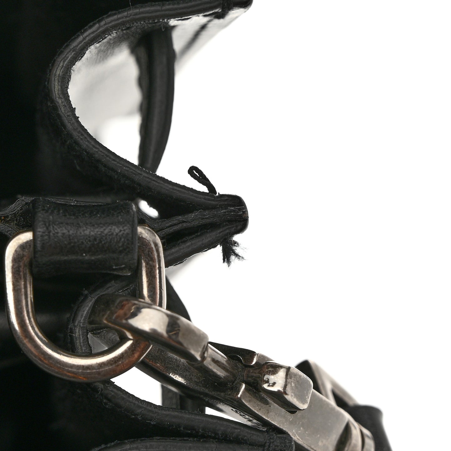 Smooth Calfskin Studded Small Sac De Jour Black