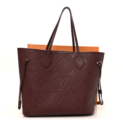 Louis Vuitton Empreinte Monogram Giant Neverfull MM Wine 11 of 11