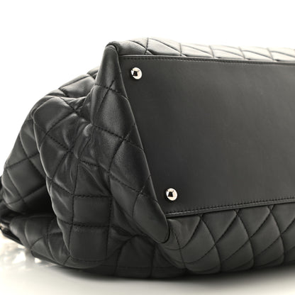 Chanel Lambskin Quilted Chanel 7 Large Tote Black 8 of 11