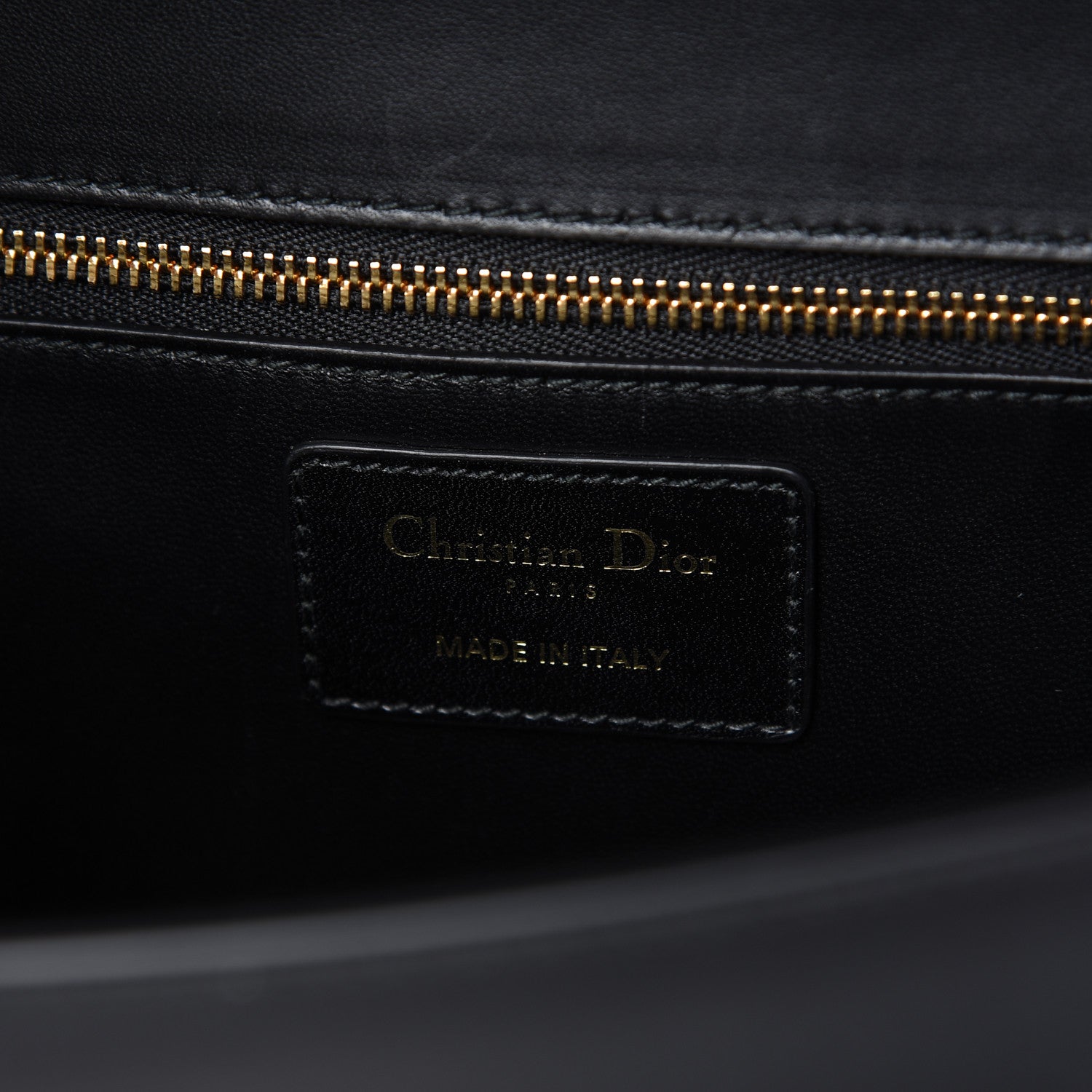 Christian Dior Smooth Calfskin 30 Montaigne Flap Bag Black 8 of 9