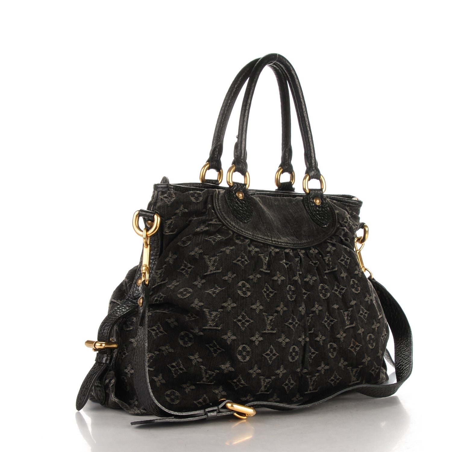 Louis Vuitton Denim Neo Cabby GM Black 3 of 9