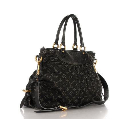Louis Vuitton Denim Neo Cabby GM Black 3 of 9