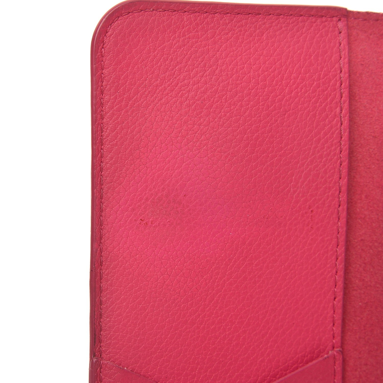 Louis Vuitton Monogram Cuir iPhone 7/8 Folio Case Fuchsia 8 of 8