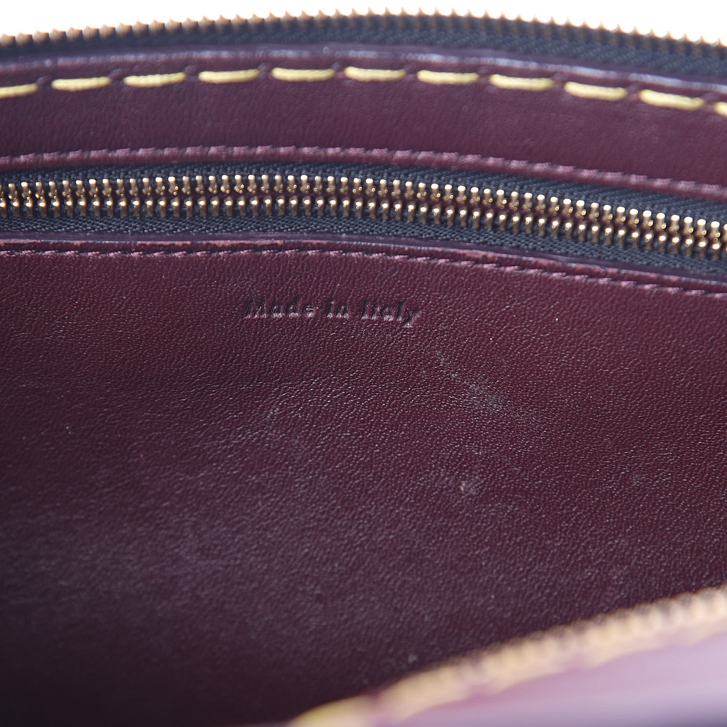 Smooth Calfskin Small Edge Shoulder Bag Burgundy