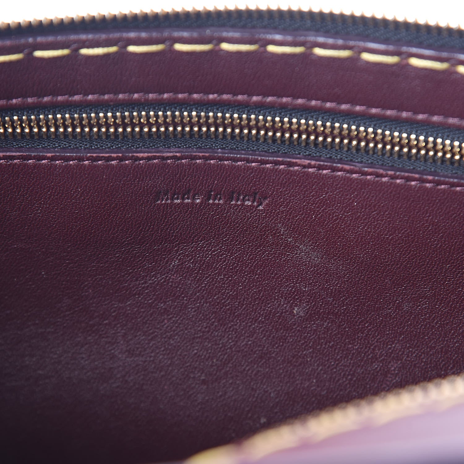 Celine Smooth Calfskin Small Edge Shoulder Bag Burgundy 6 of 13
