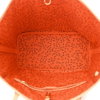 Louis Vuitton Catogram Neverfull MM Marron 6 of 12