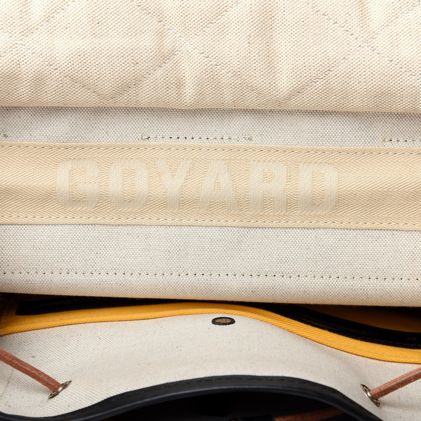 Goyardine Calfskin Alpin MM Backpack Black