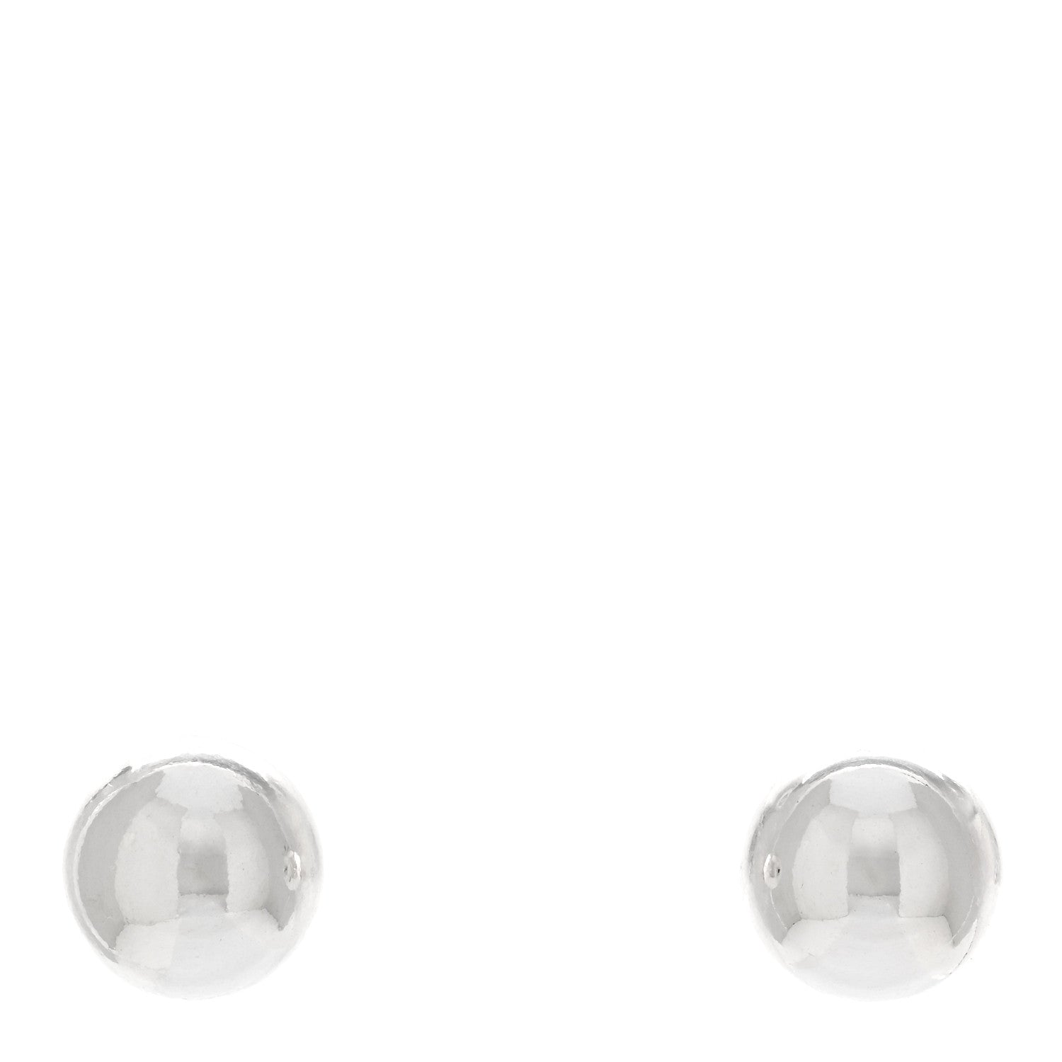 Tiffany Sterling Silver 10mm HardWear Ball Earrings 1 of 4