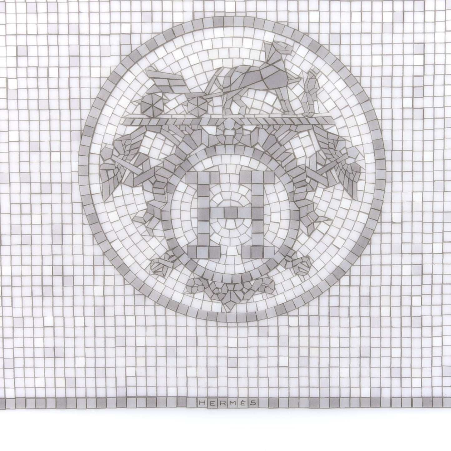 Porcelain Mosaique Au 24 Sushi Plate Platine