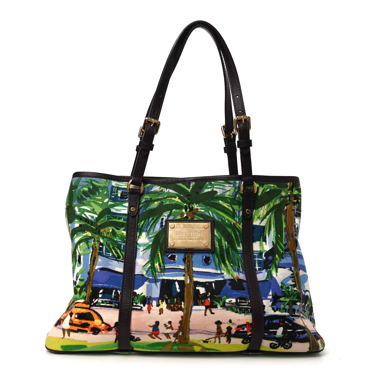 Louis Vuitton Canvas Printed Aventure Ailleurs Cabas PM 1 of 9