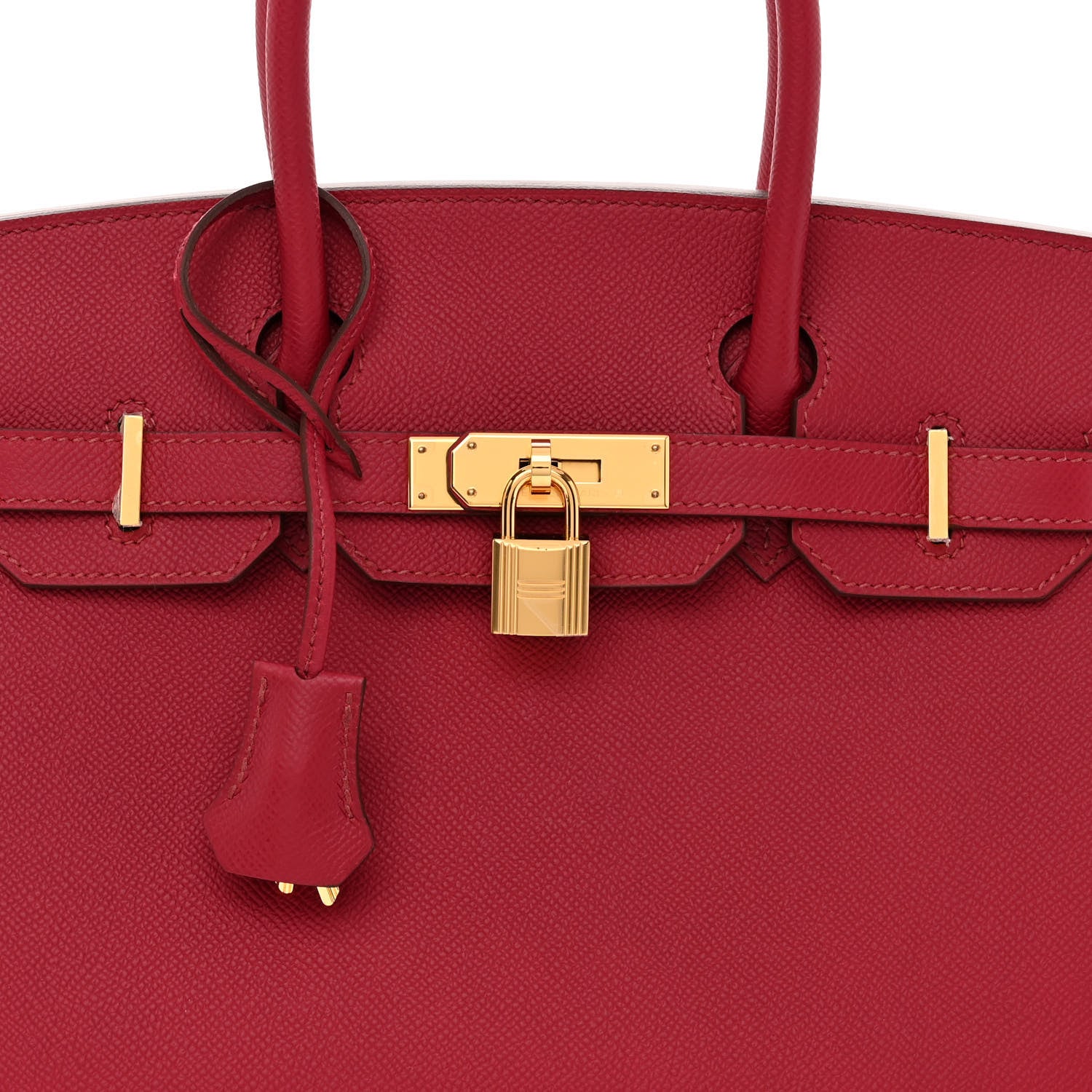 Hermes Madame Calfskin Birkin Sellier 30 Rouge Grenat 8 of 11
