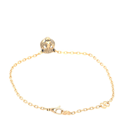 Gucci 18K Yellow Gold Diamond Black Onyx Le Marché des Merveilles Feline Bracelet 3 of 6