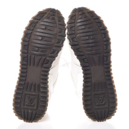 Louis Vuitton Suede Reverse Monogram Run Away Sneakers 36 White 5 of 10