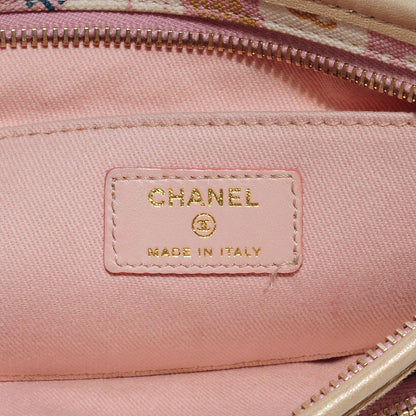Chanel Canvas Baby Animals Pochette Pink 6 of 7