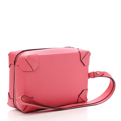 Hermes Epsom Mini Pochette Maxibox Rose Azalee 3 of 7