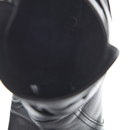 Chanel Lambskin CC Buckle Short Boots 36.5 Black 7 of 11