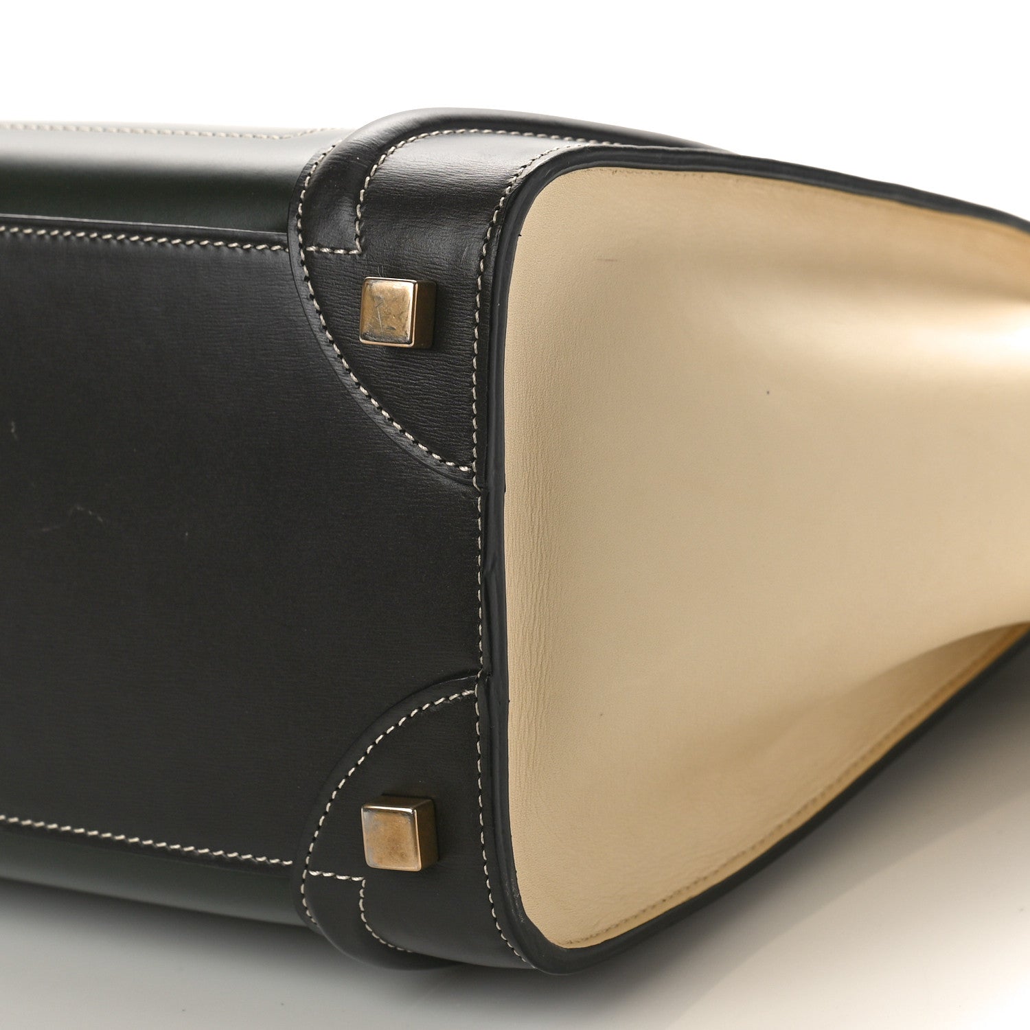 Celine Smooth Calfskin Tri-Color Micro Luggage Light Emerald 8 of 8