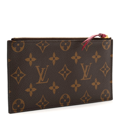 Louis Vuitton Monogram Felicie Chain Wallet Zippered Insert Fuchsia 3 of 6
