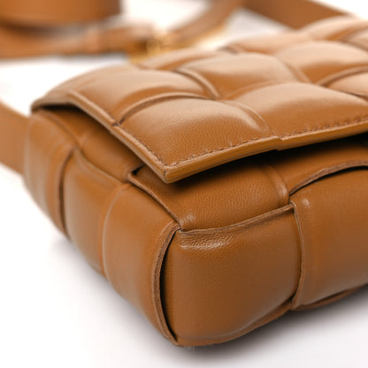 Bottega Veneta Nappa Maxi Intreccio Padded Cassette Crossbody Bag Caramel 8 of 9