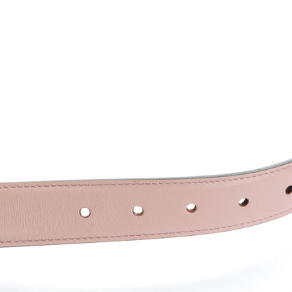 Gucci Selleria Calfskin GG Supreme Monogram Reversible 30mm Belt 95 38 Dark Cipria Beige Ebony 4 of 6
