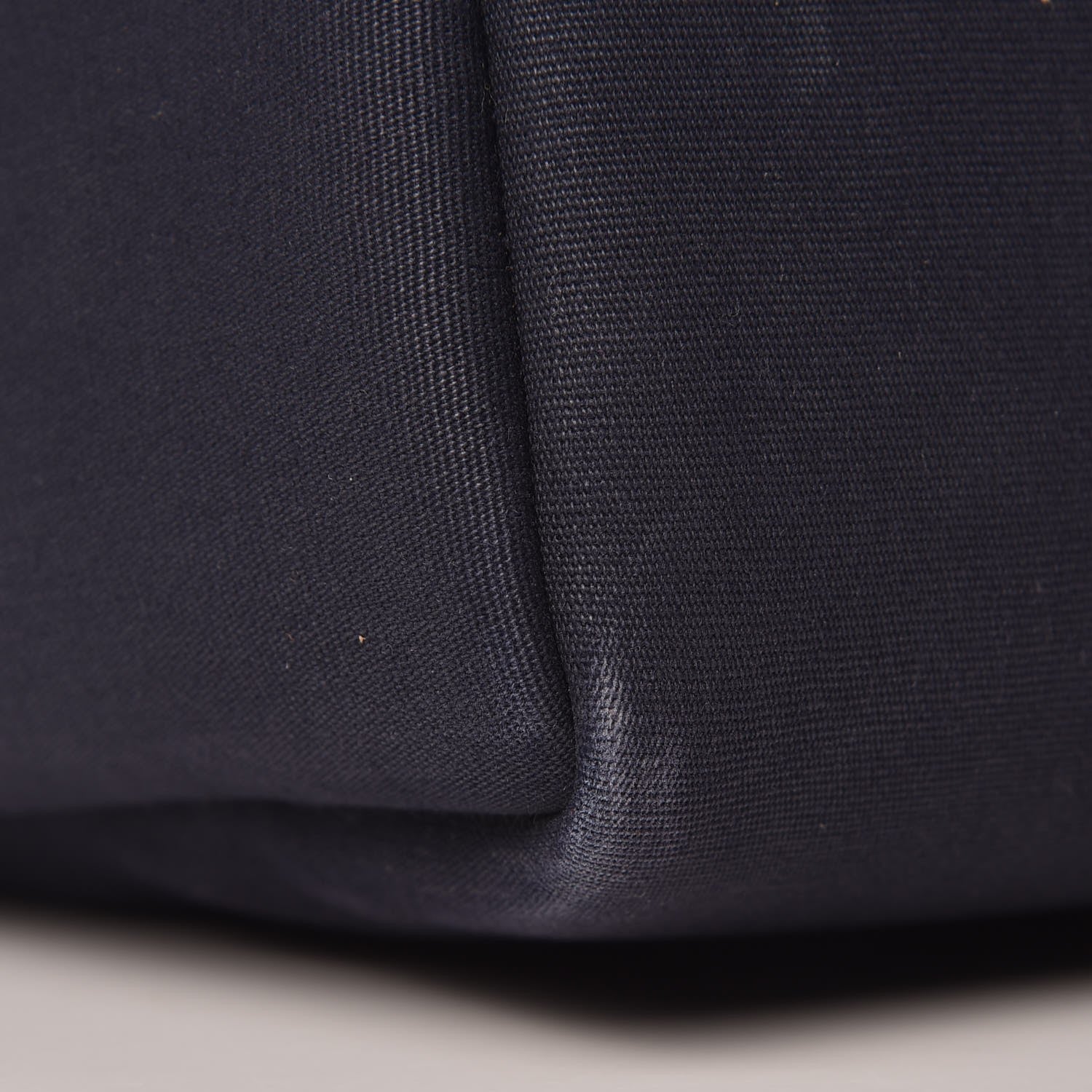 Hermes Toile Vache Calfskin Herbag PM 30 Navy Bleu Natural 19 of 25