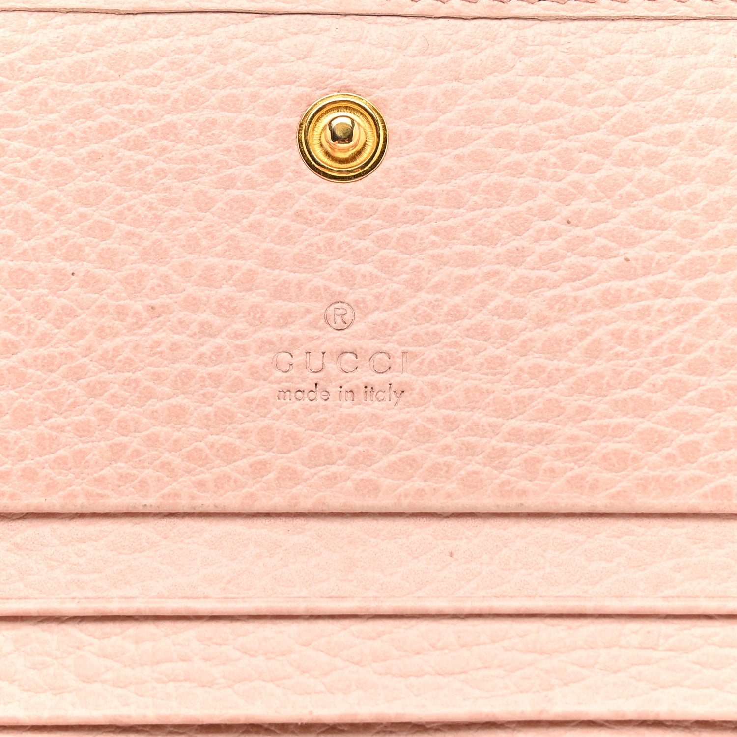 Gucci Dollar Calfskin GG Marmont Card Case Perfect Pink 6 of 7