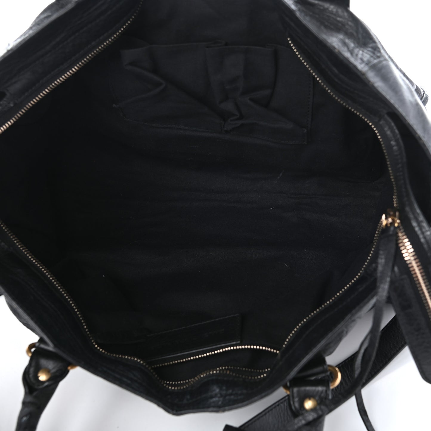 Agneau Classic Gold Hardware Part Time Black