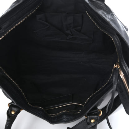 Balenciaga Agneau Classic Gold Hardware Part Time Black 5 of 9