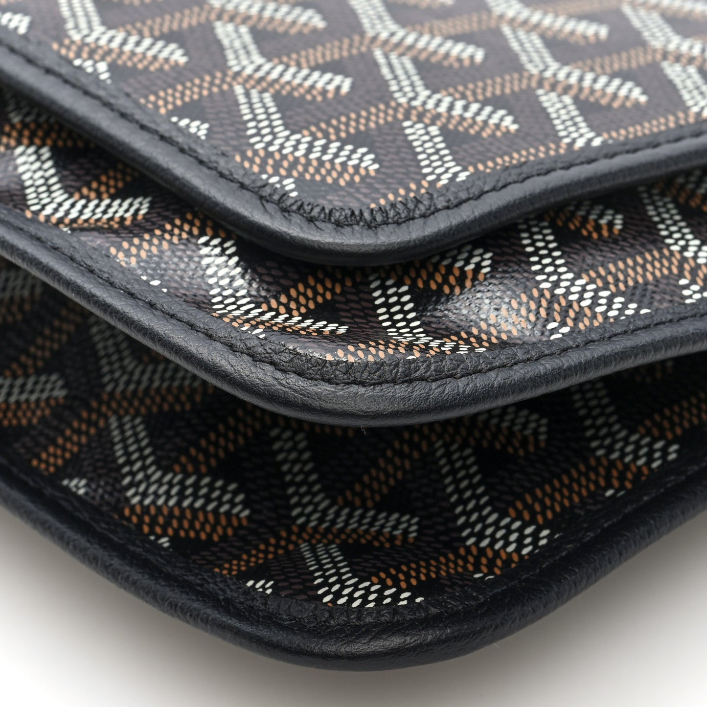Goyardine Plumet Wallet Clutch Black
