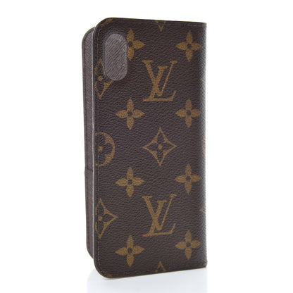 Louis Vuitton Monogram iPhone X Folio Case 3 of 9