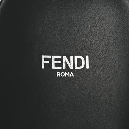 Fendi Calfskin FF Embossed Slide Sandals 37 Camelia Moresco 8 of 11