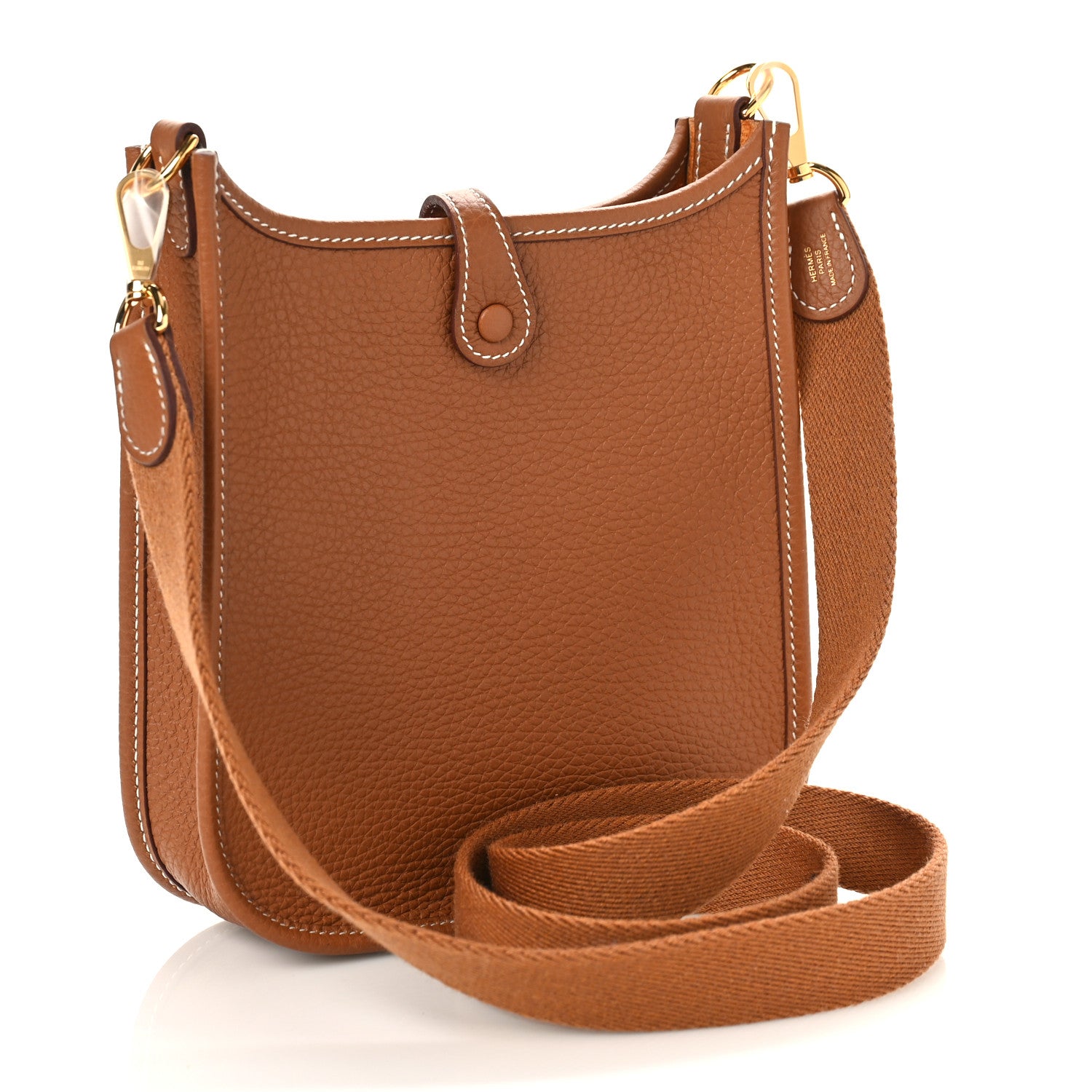 Hermes Taurillon Clemence Evelyne TPM Gold 2 of 7