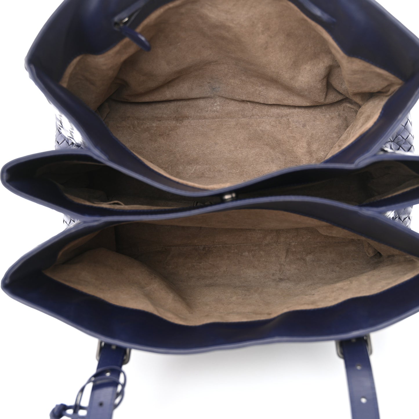 Nappa Intrecciato Medium Roma Tote Atlantic