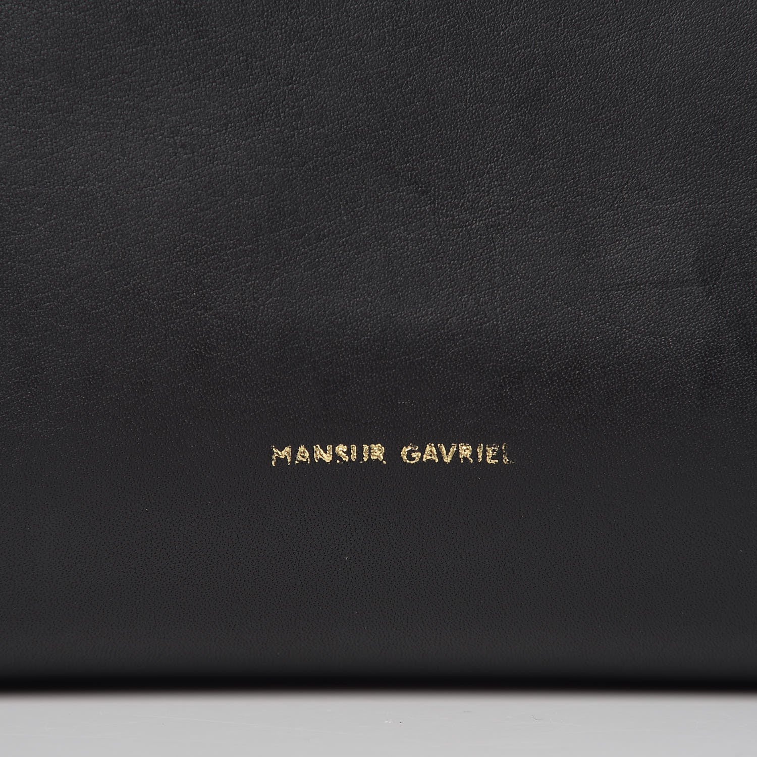 Mansur Gavriel Vegetable Tanned Calfskin Bucket Bag Black Ballerina 8 of 15