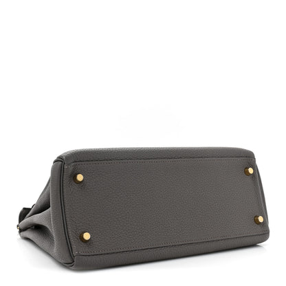 Hermes Togo Kelly Retourne 28 Etain 4 of 16