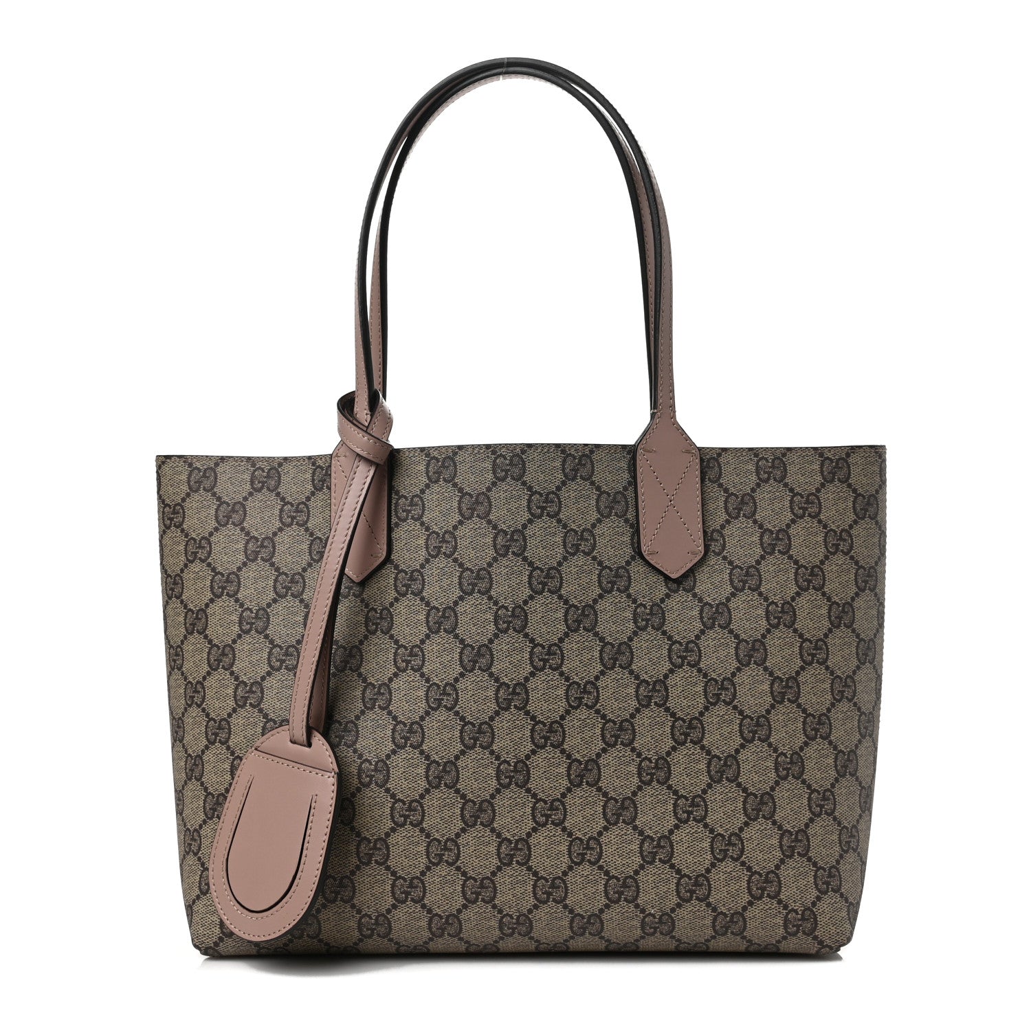 Gucci GG Supreme Monogram Small Reversible Tote Dark Cipria 1 of 5