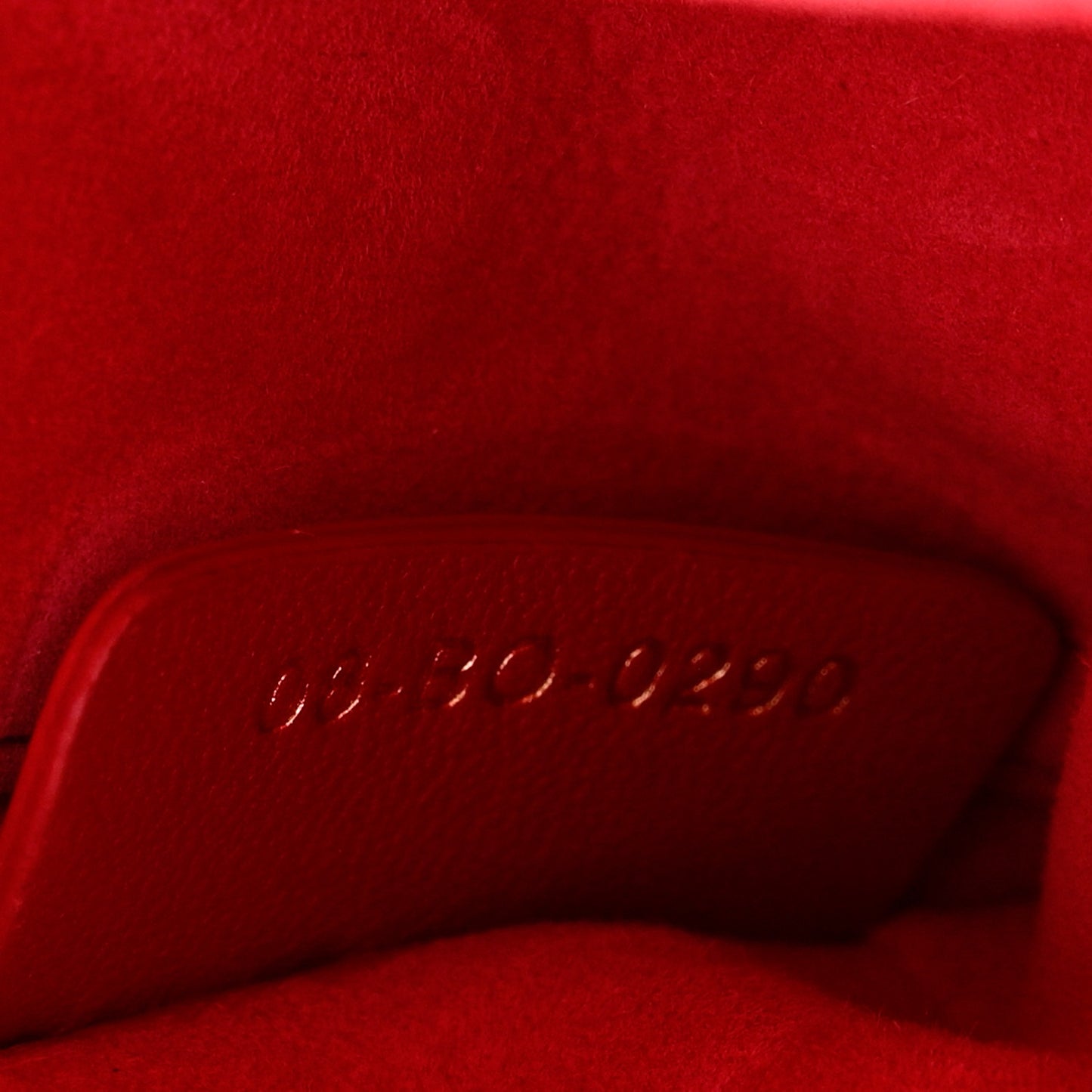 Lambskin Cannage Small Diortravel Vanity Case Red