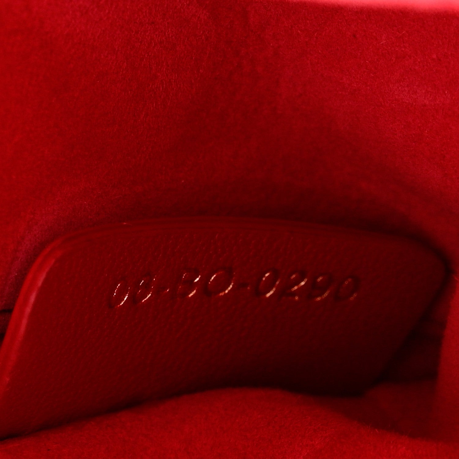 Christian Dior Lambskin Cannage Small Diortravel Vanity Case Red 7 of 10