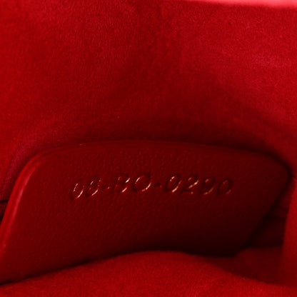 Christian Dior Lambskin Cannage Small Diortravel Vanity Case Red 7 of 10