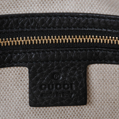 Gucci Pebbled Calfskin Medium Soho Bowler Black 6 of 7
