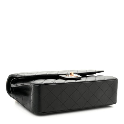 Chanel Lambskin Quilted Medium Double Flap Black 4 of 11