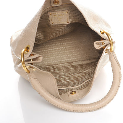 Prada Vitello Daino Hobo Sabbia 5 of 10