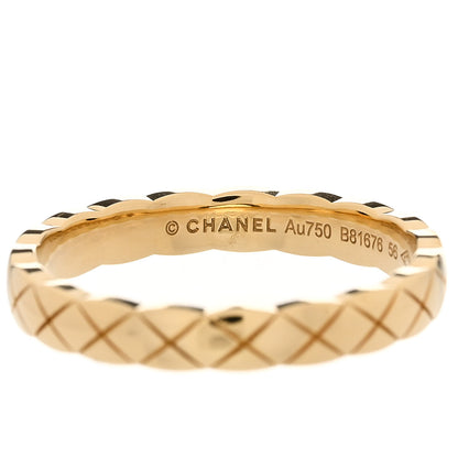 Chanel 18K Yellow Gold Mini Coco Crush Ring 56 7.5 4 of 6