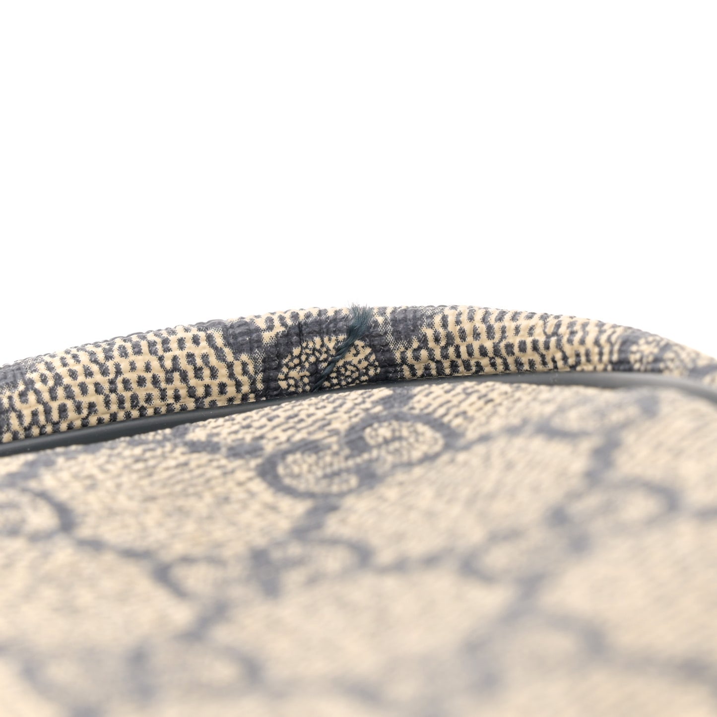 GG Plus Monogram Selleria Calfskin Medium Messenger Bag Beige Blue