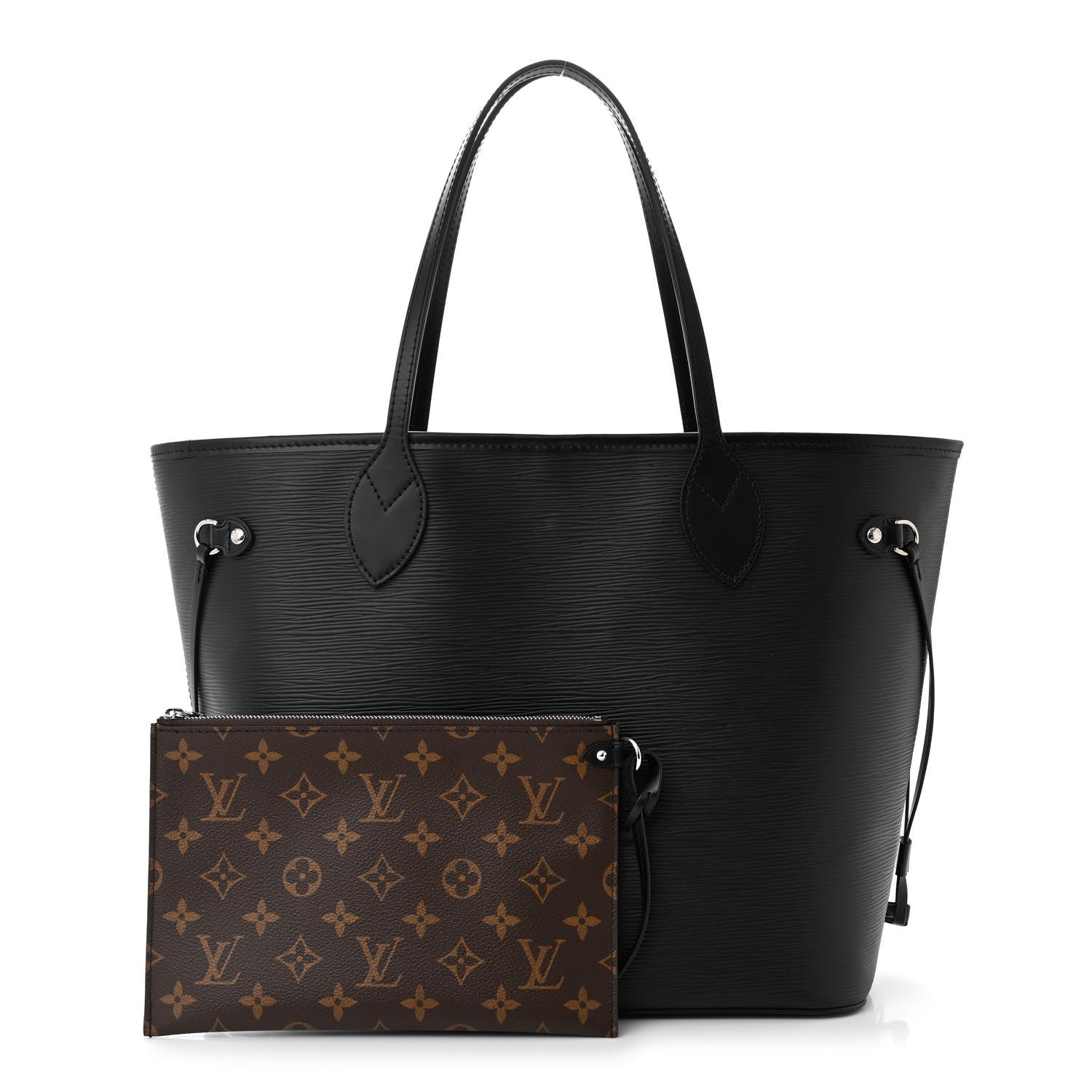 Louis Vuitton Epi Neverfull MM Black 3 of 10