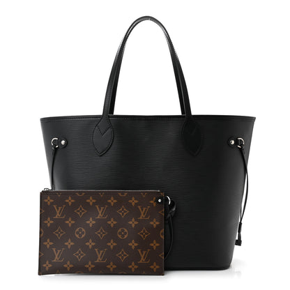 Louis Vuitton Epi Neverfull MM Black 3 of 10