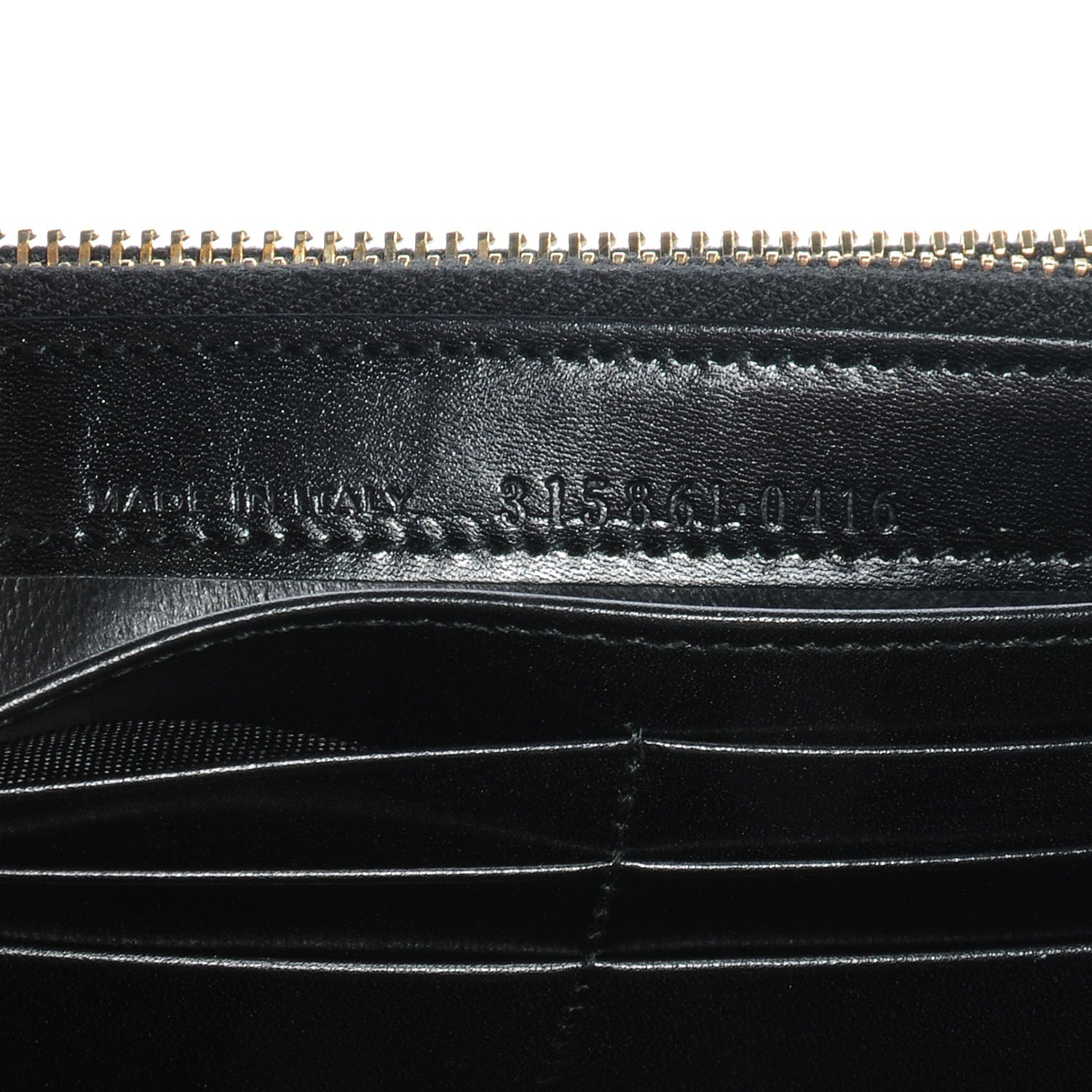 Saint Laurent Leather Classic Large Flap Wallet Black 8 of 8