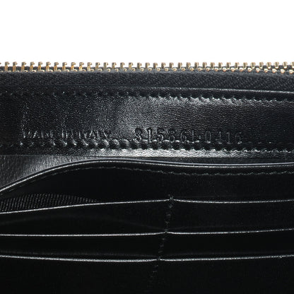 Saint Laurent Leather Classic Large Flap Wallet Black 8 of 8