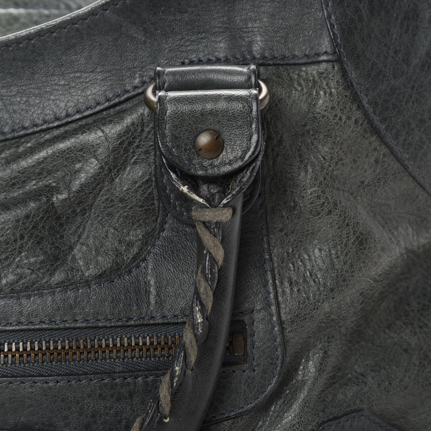 Balenciaga Agneau Classic Hardware Part Time Anthracite 16 of 20
